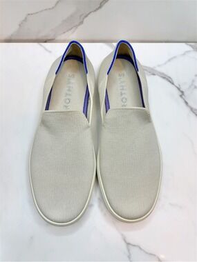 Rothy’s The Original Slip-On Sneakers Sand Beige Women’s Size 6.5